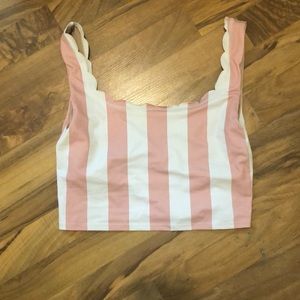 Kortni Jeane Scalloped top